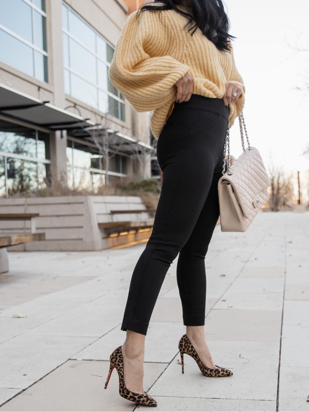 SPANX The Perfect Pant Black Ankle Ponte Pants